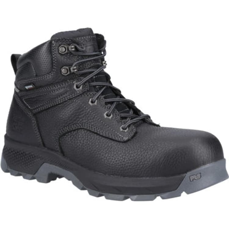 Image of Timberland Pro Mens Titan 6' Waterproof Safety Boots UK Size 10.5 (EU 45) Black TIM095-BLACK-10.5