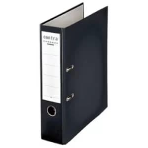 Image of Centra Folder CHROMOS A4 Spine width: 80 mm Black 2 brackets 230130