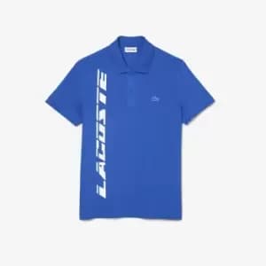 Image of Cotton Mix Polo Shirt in Regular Fit