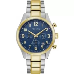 Image of Mens Bulova Stainless Steel Classic Chronograph