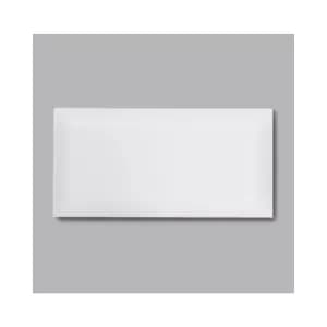 Image of White Bevelled White Wall Tile 10 x 20cm - Metro