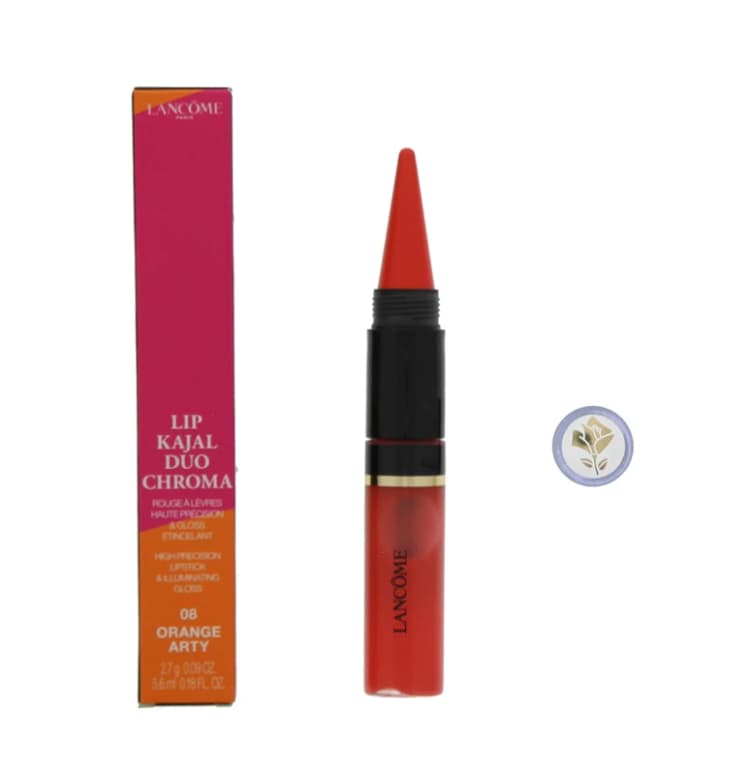 Image of Lancome Proenza Schouler Edition Duo Chroma 108 Arty Orange Lip Kajal Duo 2.7g