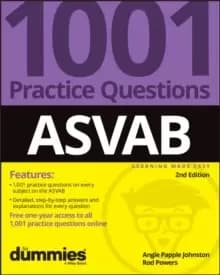 Image of ASVAB: 1001 Practice Questions For Dummies (+ Online Practice)