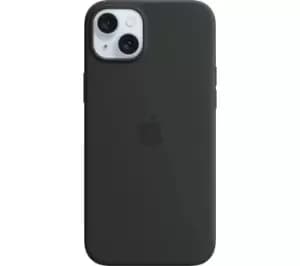 Image of Apple iPhone 15 Plus Black Silicone Case with MagSafe