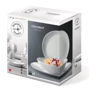 Image of Urbn chef Coconut Opal Glass 18pc Tableware Set 766115