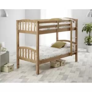Image of Mya Bunk Bed Pine With Orthopaedic Mattresses