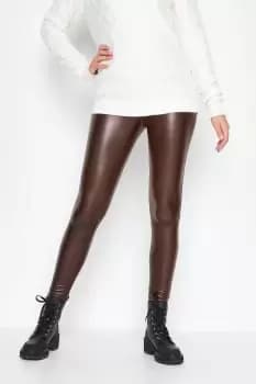 Image of Tall Leather Leggings