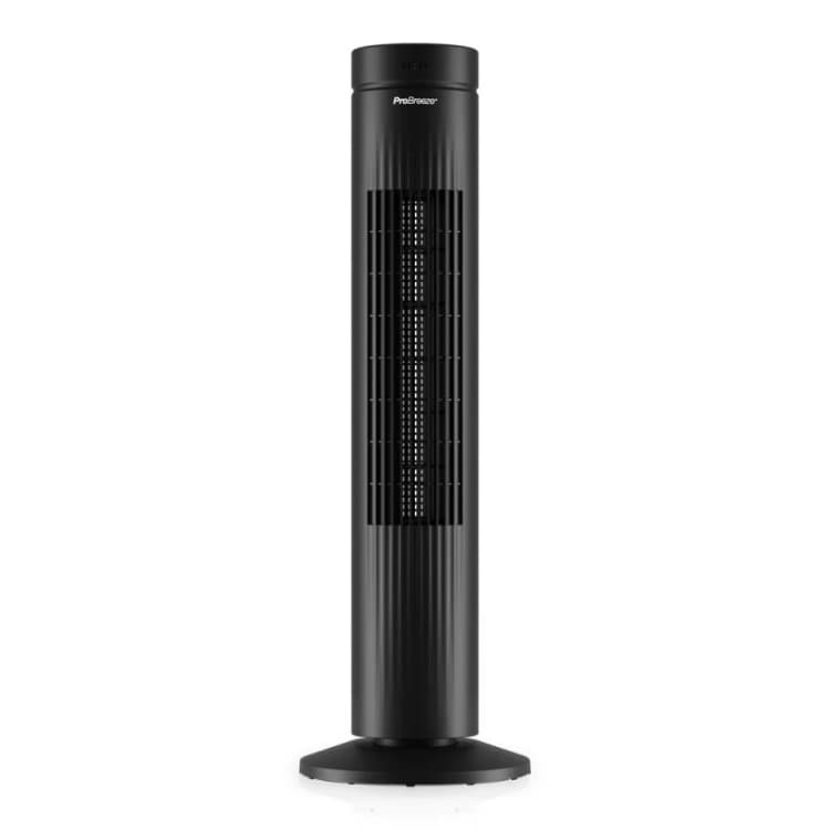 Image of Pro Breeze 30" Oscillating Tower Fan with Touch Panel in Black Unisex