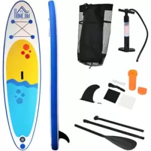 Image of Homcom - 10ft Inflatable Surfing Boards W/ Paddle, Fix Bag, Air Pump, Backpack