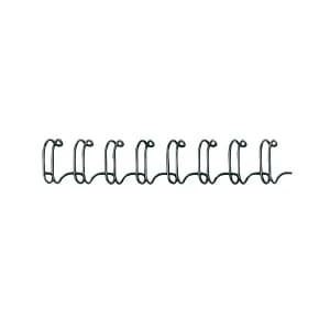 Image of Fellowes Wire Binding Element 6mm Black Pack of 100 53218