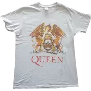 Image of Queen - Classic Crest Unisex XX-Large T-Shirt - Grey