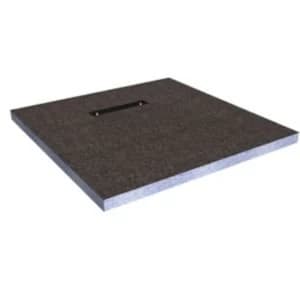 Image of Cooke Lewis Aquadry Rectangular Shower Tray L1700mm W900mm D30mm