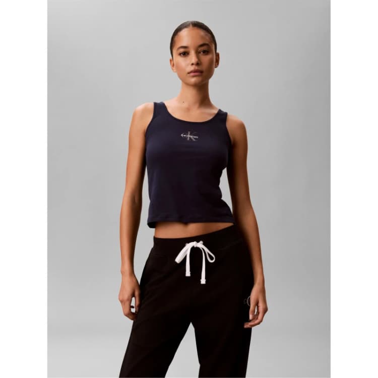 Image of Calvin Klein Calvin Logo Vest Ld62 Shoreline female 14 (L)
