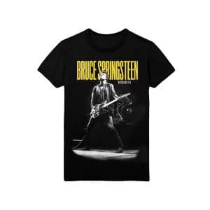 Image of Bruce Springsteen - Winterland Ballroom Guitar Unisex Medium T-Shirt - Black