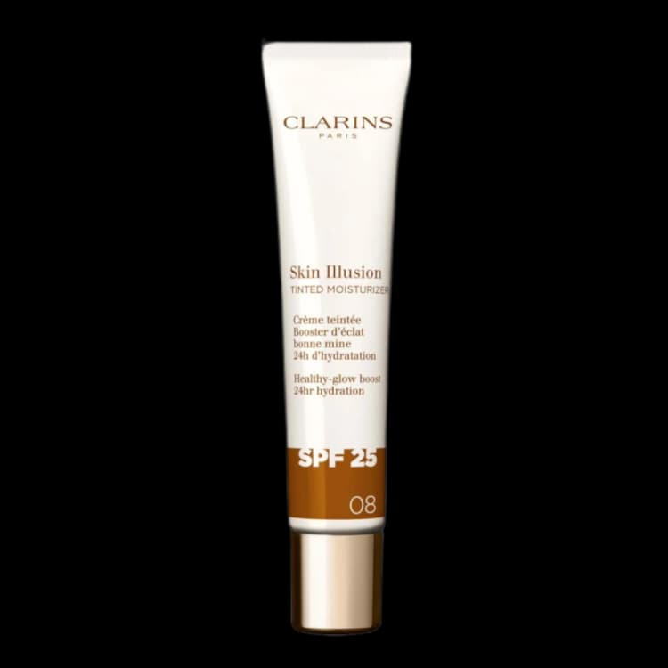Image of Clarins Skin Illusion Tinted Moisturiser SPF25 40ml 08