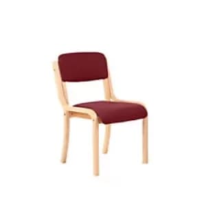 Image of Dynamic Visitor Chair Madrid Seat Ginseng Chilli Without Arms Fabric