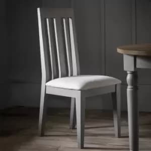 Image of Gallery Direct Cookham Dining Chair in Grey (Pair)