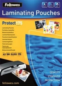 Image of Fellowes 53088 A3 175Mic Pouch 100pk
