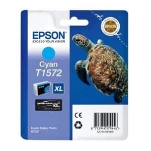 Image of Epson Turtle T1572 Cyan Ink Cartridge