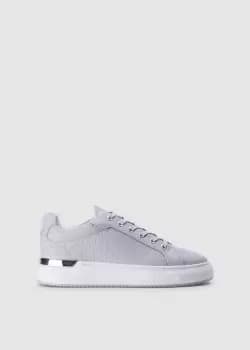 Image of Mallet Womens Logo Stitch Grftr Trainer In Grey