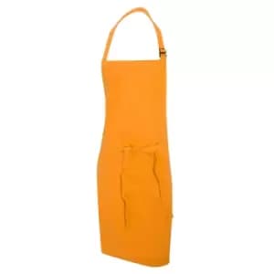 Image of Dennys Multicoloured Bib Apron 28x36ins (One Size) (Orange)