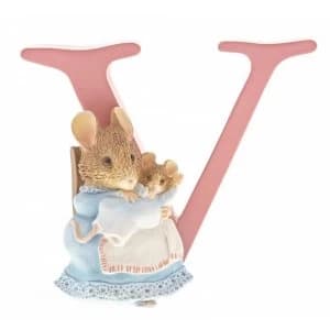 Image of Letter V Hunca Munca and Baby Figurine