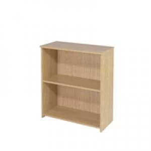 Image of Jemini Intro 800mm Ferrera Oak Desk High Bookcase KF74131