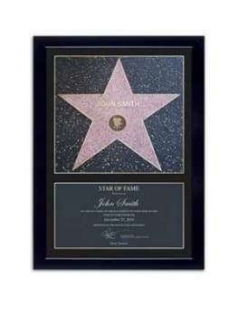 Image of Personalised Star Frame Picture