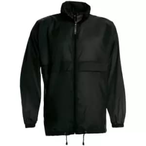 Image of B&C Sirocco Mens Lightweight Jacket / Mens Outer Jackets (M) (Black)