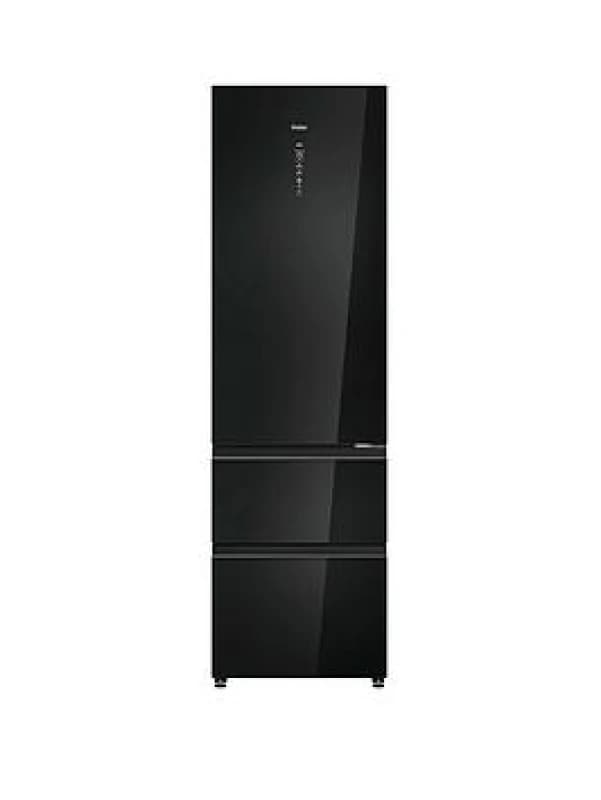 Image of HAIER 3D Combi Series 7 HTW7620DNGB 60/40 Fridge Freezer - Black 6901018096679