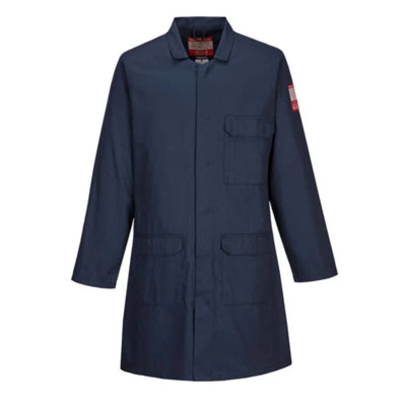 Image of Biz Flame Flame Resistant Standard Coat FR34NARXXXL Colour: Navy
