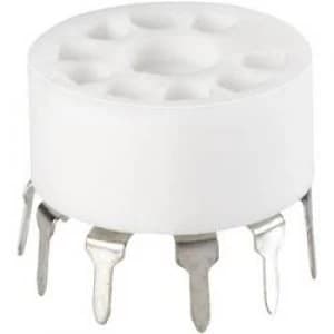 Image of Vacuum Tube Valve Holder Base Noval Fitting type details Print B Description Ceramic