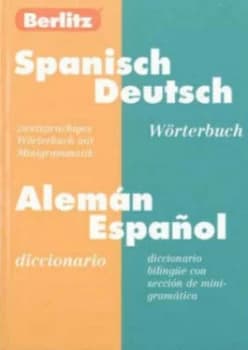 Image of Spanish German Berlitz Dictiona Paperback