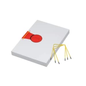 Image of Atlanta Pli-Fix Archive Binders 80mm - Yellow (10 Pack)