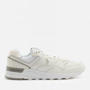 Image of Polo Ralph Lauren Mens Trackster 100 Pony Running Style Trainers - White - UK 9