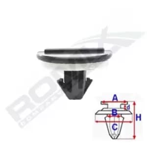Image of ROMIX Clip C70319 TOYOTA,LEXUS,RAV 4 III (ACA3_, ACE_, ALA3_, GSA3_, ZSA3_),Yaris Schragheck (_P13_),AURIS (NZE18_, ZRE18_),RAV 4 IV (ZSA4_, ALA4_)