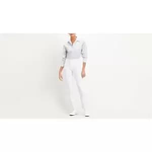 Image of Levis 724 Straight Jeans - White