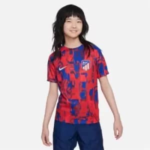 Image of Nike Atletico Madrid Pre Match Jersey Junior - Red