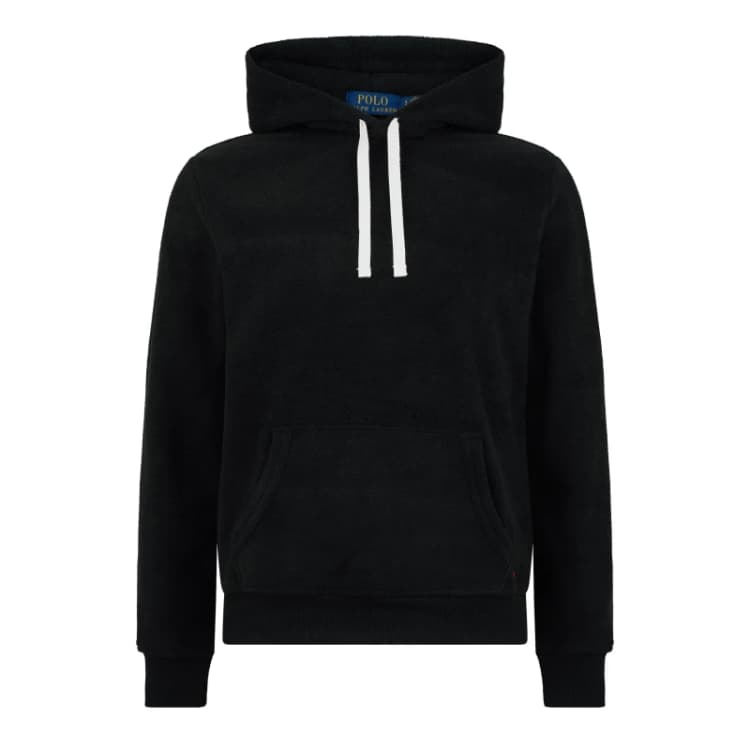 Image of Ralph Lauren Fleece Lounge Hoodie - Black XL