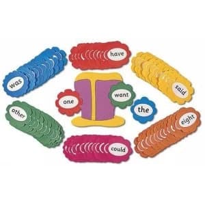 Image of Jolly Phonics Tricky Word Wall Flowers 2001 Poster