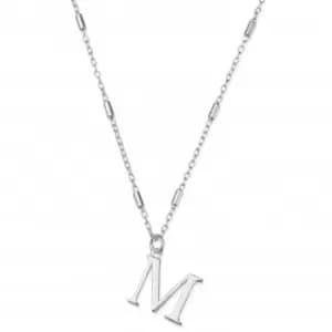 Image of Iconic Initial M Silver Necklace SNCC4040M