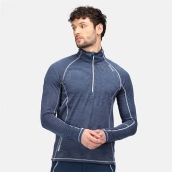 Image of Regatta Yonder Half Zip Fleece - Navy(White)