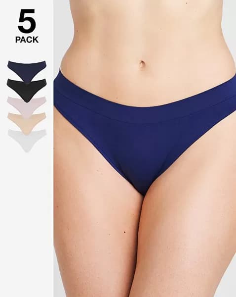 Image of Dorina Rosanne 5 Pack Briefs Blu Multi