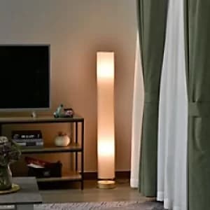 Image of HOMCOM Floor Lamp Cream 150 x 150 x 1,200 mm
