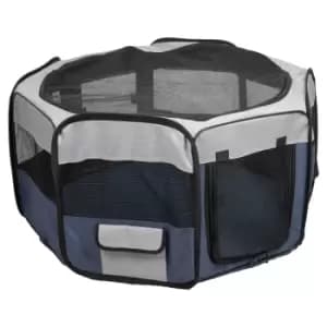 Image of Flamingo Pet Playpen Flavio 84X84X43cm - M Blue