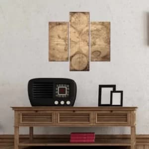Image of 3MDF-008 Multicolor Decorative MDF Painting (3 Pieces)