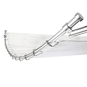 Image of Croydex Luxury Curved Shower Curtain Rail