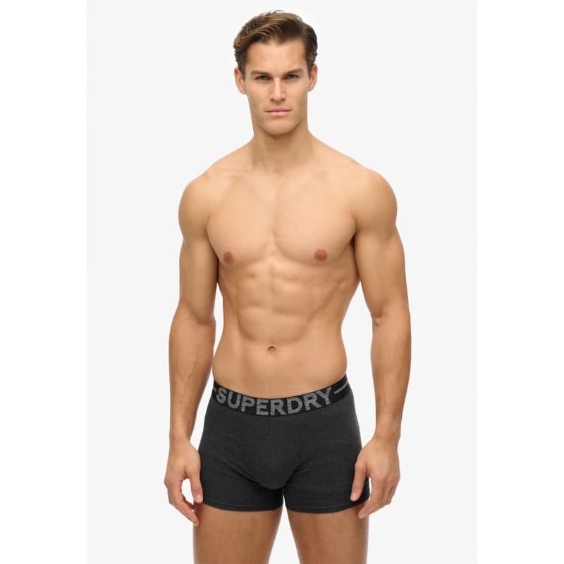Image of Superdry Boxer 3 Pack Raven Black male Small