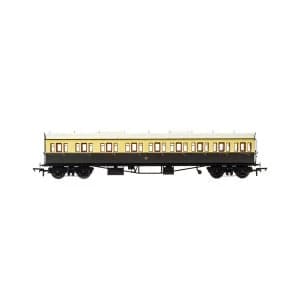 Image of Hornby GWR Collett 57' Bow Ended 6626 E131 Nine Compartment Composite (Left Hand) Era 3 Model Train