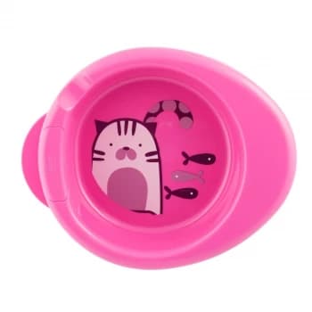 Image of Chicco Pappacalda Plate Color Pink 6m +